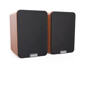  Aiwa ASP-A200BR Prémium aktív hangfal a zene szerelmeseinek és házimozi rajongóknak, barna