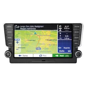   Phonocar VM106 Professzionális 2 DIN 8" multimédiás autós központ GPS-szel, érintőképernyővel, Golf 7-hez