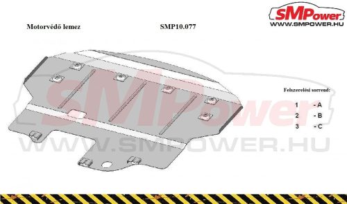 Hyundai i40 2012 - 2015 - Motorvédő lemez - SMP10.077