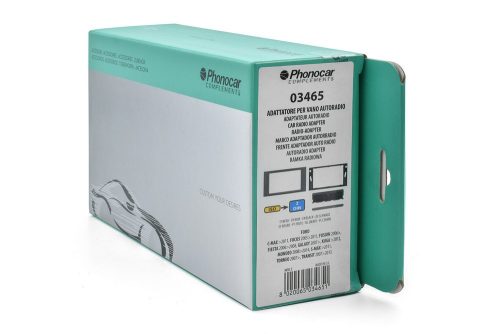 Phonocar 03465 Autórádió keret kivehető tárolórekesszel, tartóval és profillal, 1 vagy 2 DIN rádiókhoz, egyes Ford modellekhez
