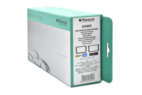 Phonocar 03405 Autórádiókeret 2 vagy 1 DIN méretű autórádióhoz egyes Seat, VW és Skoda modellekhez