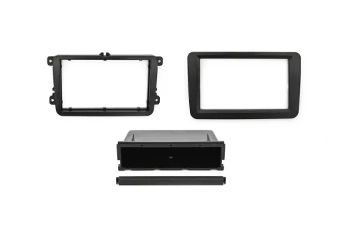 Phonocar 03405 Autórádiókeret 2 vagy 1 DIN méretű autórádióhoz egyes Seat, VW és Skoda modellekhez