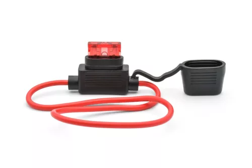 Phonocar 04583 MIDI Biztosítékház 10A biztosítékkal és 30cm-es kábellel