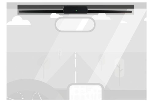 Phonocar 08010 Szélvédőre Szerelhető, Erősített, univerzális AM/FM Antenna