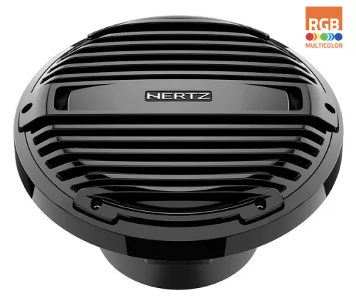 Hertz HMS 10 B4-LD-C Hertz nagy teljesítményű hajós mélynyomó LED világítással, sportos megjelenéssel