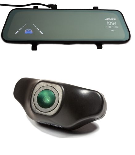SMP S04 - Visszapillantó tükörbe integrált menetrögzítő és tolatókamera