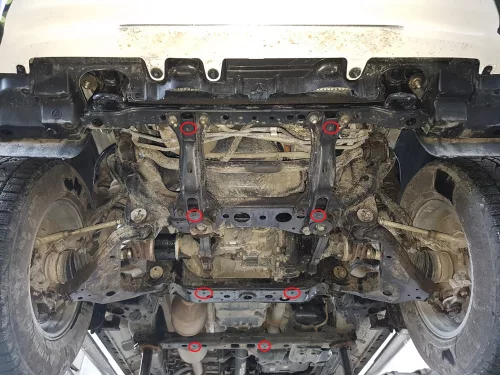 Toyota Hilux Revo, 2016 - 2021 - Motorvédő lemez - SMP26.179-2