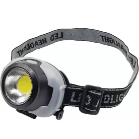 Elemes COB Led-es fejlámpa