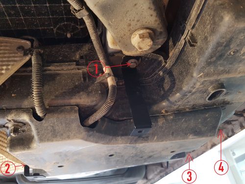 Volkswagen Crafter 2017- AdBlue tartály védő lemez - SMP99.311