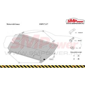 Opel Corsa D, 2006-2014 - Motorvédő lemez - SMP17.117K