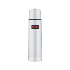   Thermos Mountain termosz gombos zárórendszerrel és bögrével - nemesacél - 1l