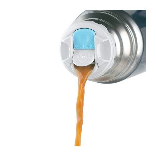 Thermos Mountain termosz gombos zárórendszerrel és bögrével - sötétkék - 1l