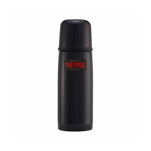 Thermos Mountain FBB Termosz gombos zárórendszerrel és bögrével - sötétkék - 350 ml