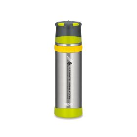   Thermos Mountain FFX termosz bögrével extrém környezetbe - lime - 750ml