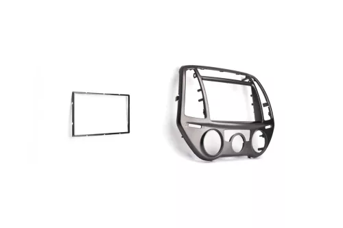 Phonocar 03683 Autórádiókeret rögzítő konzolokkal Hyundai i20 I (PB, PBT) 2012-2014 között gyártott autókhoz.