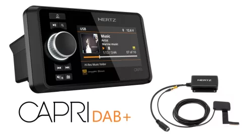 Hertz CAPRI H100 DAB+ Csúcskategóriás hajós High-end audio forrás Hi-Res zenelejátszással