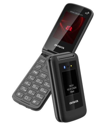 Aiwa FP-30-4G/BK Kettős SIM kártya fogadására képes 4G telefon - Egyszerűség, Megbízhatóság, Funkcionalitás!