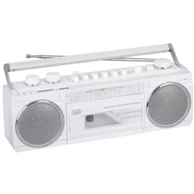   Trevi RR501 Hordozható kazettás rádió és MP3/USB lejátszó, Bluetooth funkcióval - fehér