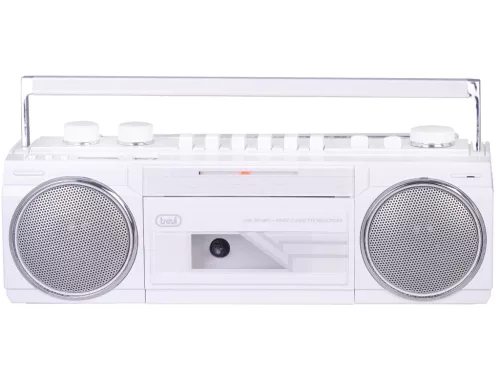Trevi RR501 Hordozható kazettás rádió és MP3/USB lejátszó, Bluetooth funkcióval - fehér