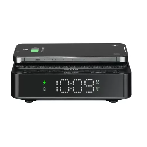 Aiwa CR-30/BK Az ébresztőóra rádió és vezeték nélküli töltő tökéletes kombinációja!