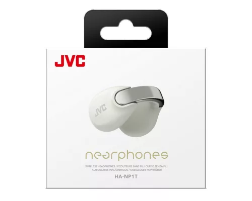 JVC HA-NP1T-W-U NEARPHONES a fülhallgatók új generációja, Innováció a JVC-től, fehér/ezűst színben