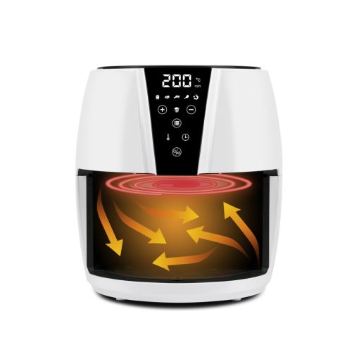 G3 Ferrari G10195 forrólevegős sütő, 1500 W, 4,8 literes, 60 perces időzítővel