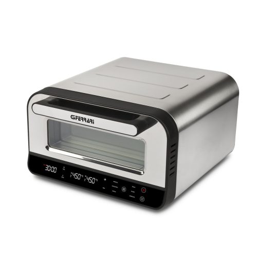G3 Ferrari G10204 Pizza Pro 2 minuti pizzasütő, 1600-1850 W, 60 perces időzítővel, digitális kijelzővel, 6 programmal