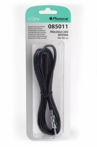 Phonocar 085011 Antenna hosszabbító kábel DIN csatlakozókkal, 1,5 méter
