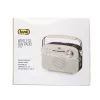 Trevi RA 7F50 BT Hordozható vintage napelemes rádió, Bluetooth-tal, USB és SD kártya bemenettel krémfehér színben