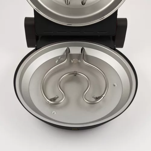 Girmi FP50 Forno Elettrico házi pizza sütő fekete színben, 4 perc alatt, 31cm-es pizza