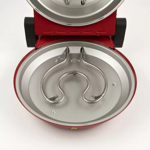 Girmi FP50 Forno Elettrico házi pizza sütő piros színben, 4 perc alatt, 31cm-es pizza