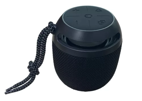 Aiwa BST-100 Prémium Japán hordozható Bluetooth hangszóró IP66 védelemmel, mikrofonnal és akár 8 órás üzemidővel