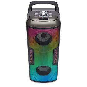   Aiwa KBTUS-100 nagyteljesítményű, 180W hordozható party hangszóró, erőteljes hangzással és látványos RGB világítással