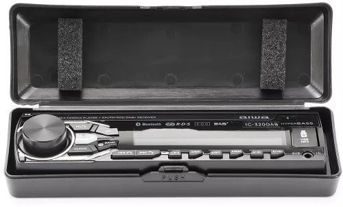 Aiwa IC-320DAB Prémium Japán autórádió modern technológiákkal, DAB+ és FM rádióval, Bluetooth, USB, SD