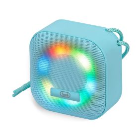   Trevi XR 8A12 Vezeték nélküli Bluetooth hangszóró Discolight fénnyel, passzív mélynyomóval és IPX4 védelemmel, Türkiz szín