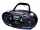 Trevi CMP 574 USB Hordozható Boombox Sztereó CD, USB és Kazettás Lejátszó, digitális FM rádióval, 20W teljesítménnyel