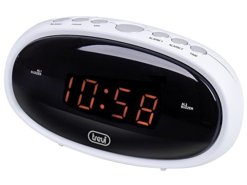 Trevi EC 880 digitális ébresztőóra (fehér) – elegancia és praktikum a mindennapokban