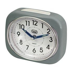   Trevi SL 3040 LED háttérvilágítású ébresztőóra, csendes SWEEP mechanika, fokozatos ébresztés, szürke színben