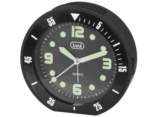 Trevi SL 3091 R kvarc ébresztőóra nagy, világító számlappal, halk SWEEP működéssel és SNOOZE funkcióval