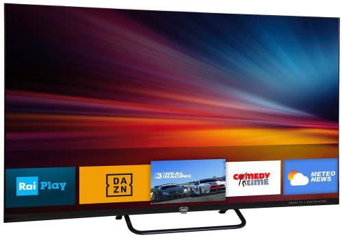 Trevi LTV 3210 SMART 32” Frameless Android TV, HD kijelző, DVB-T2/DVB-S2 tuner, 2×HDMI/2×USB csatlakozás és Wi-Fi