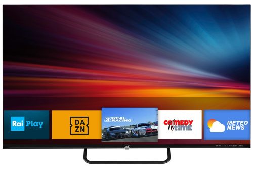 Trevi LTV 3210 SMART 32” Frameless Android TV, HD kijelző, DVB-T2/DVB-S2 tuner, 2×HDMI/2×USB csatlakozás és Wi-Fi