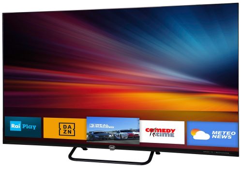 Trevi LTV 3210 SMART 32” Frameless Android TV, HD kijelző, DVB-T2/DVB-S2 tuner, 2×HDMI/2×USB csatlakozás és Wi-Fi