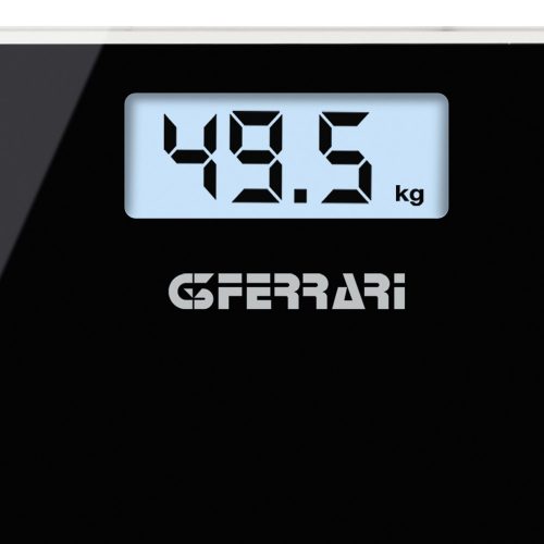 G3 Ferrari G30057 NADIR – Digitális személymérleg edzett üveglappal és nagy méretű háttérvilágított LCD kijelzővel