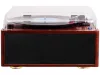Trevi TT 1030 BT Retro stílusú prémium lemezjátszó, elegáns fa házban, hangszórókkal, Bluetooth ki és bemenettel