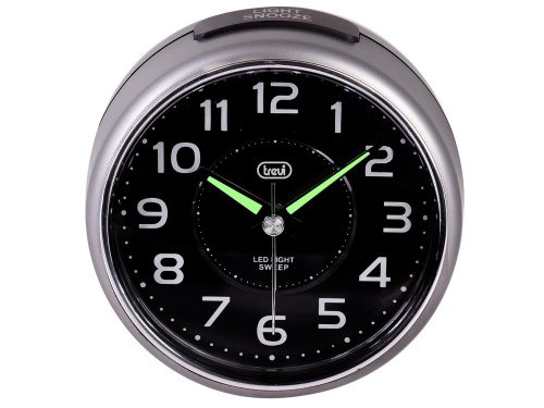 Trevi SL 3096 kvarc ébresztőóra nagy, Super White LED kijelzővel, halk SWEEP működéssel és SNOOZE funkcióval