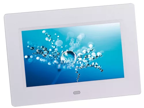 Trevi DPL 2210 – Digitális Képkeret 7" LED kijelzővel, SD/USB bemenettel fotó, videó és zenelejátszással fehér színben