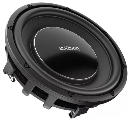 Audison AV 12 D2 II Professzionális slim mélynyomó 300 mm, 550 W RMS, kompakt zárt dobozhoz, prémium Audison hangzás