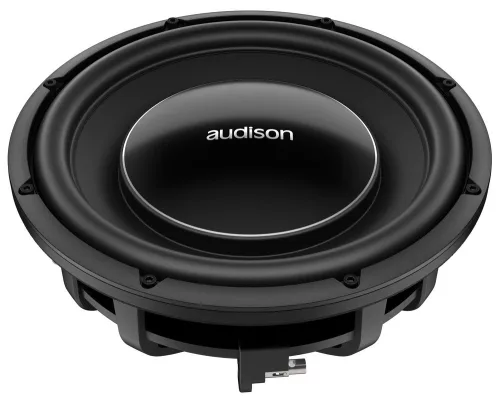 Audison AV 12 D4 II Professzionális 12" mélynyomó 550W RMS, kompakt beépítés, prémium basszusélmény autóhifihez