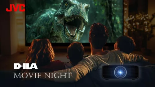 JVC DLA-NZ500BE D-ILA - A világ legkisebb natív 4K projektora – lenyűgöző képminőség lézeres fényforrással