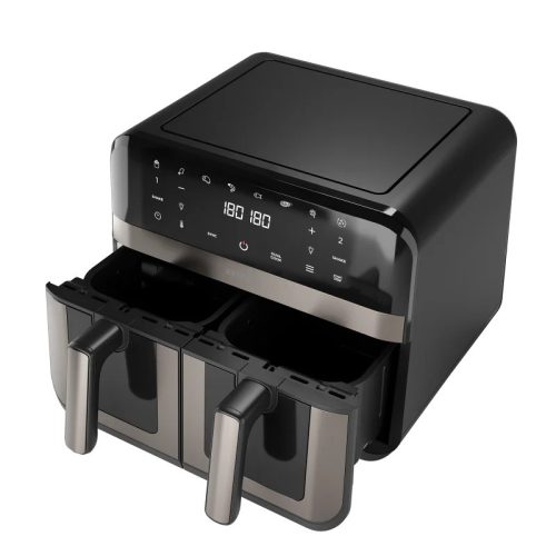 Aiwa AFR-9000 FUTAGO Forradalmi, japán légkeveréses sütő a konyhában, 2.400W, 9 liter (2x4,5 liter)